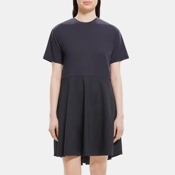 knee length dresses for ladies Dark Gray Open Back Cap Sleeve Dress